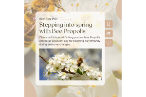 Stepping into Spring with Propolis: Protecting your immunity through seasonal change 